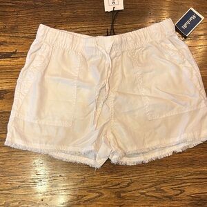 For The Republic Women's White Cargo Shorts